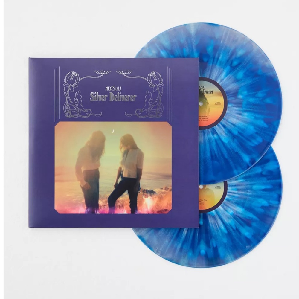 Aly & AJ Silver Deliverer- Blue Vinyl Record Set